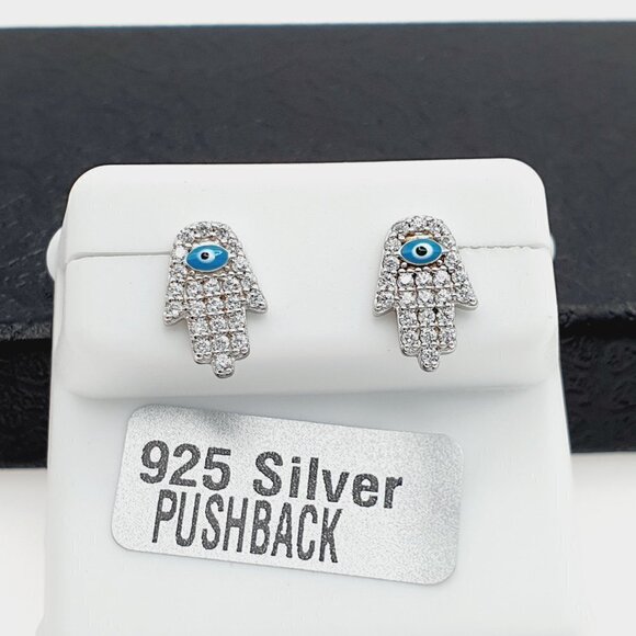 "925 sterling silver luxury CZ earrings for women/girls, Best for RJUS… - Picture 11 of 11